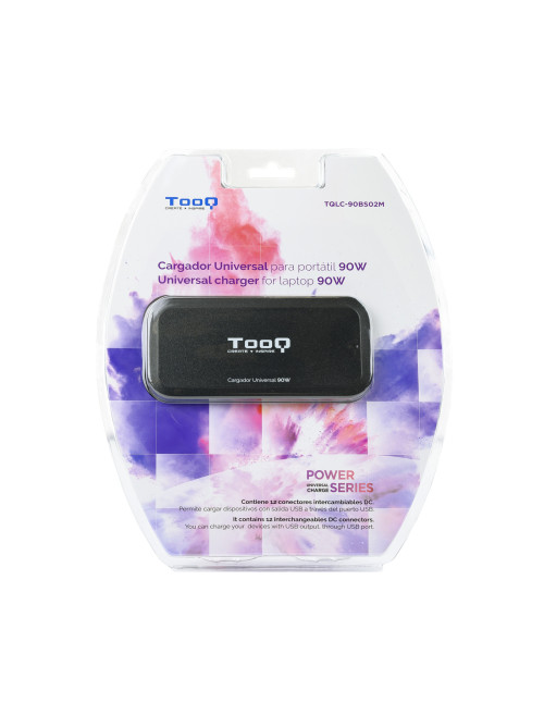 Cargador portatil universal tooq tqlc - 90bs02m 90w