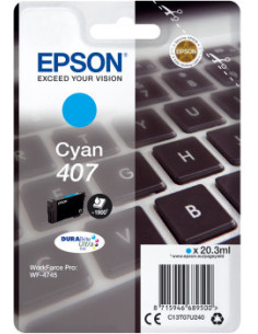 Cartucho tinta epson 407 cyan