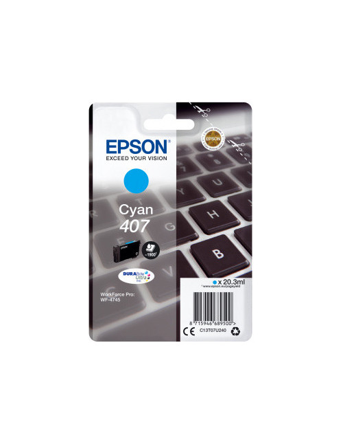 Cartucho tinta epson 407 cyan