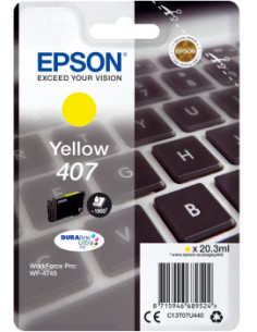 Cartucho tinta epson 407 amarillo