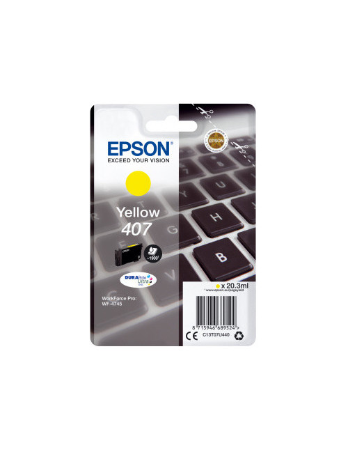 Cartucho tinta epson 407 amarillo