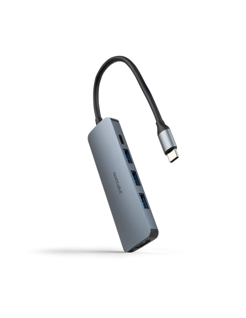 Hub nanocable usb - c 5 en 1