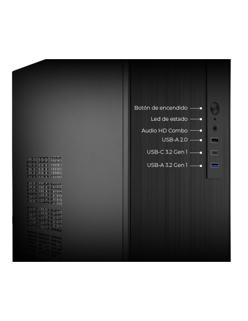 Caja ordenador coolbox m460 m - atx negro