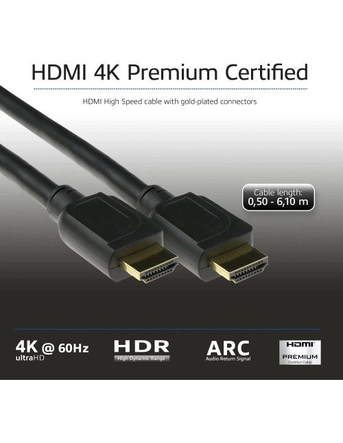 Cable hdmi 4k uhd act connectivity