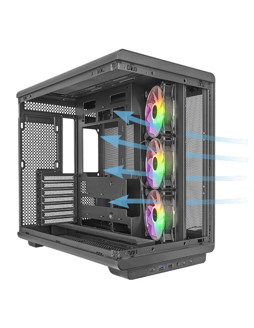 Caja ordenador mars gaming mcrev atx