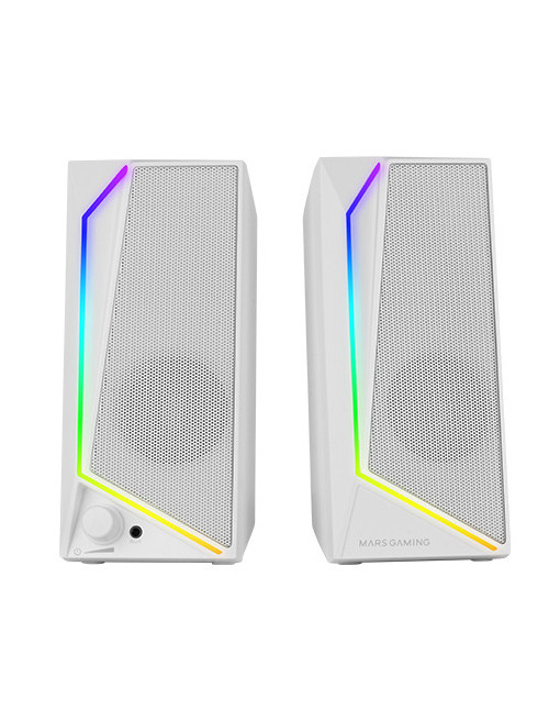 Altavoces mars gaming 2.0 ms72w white