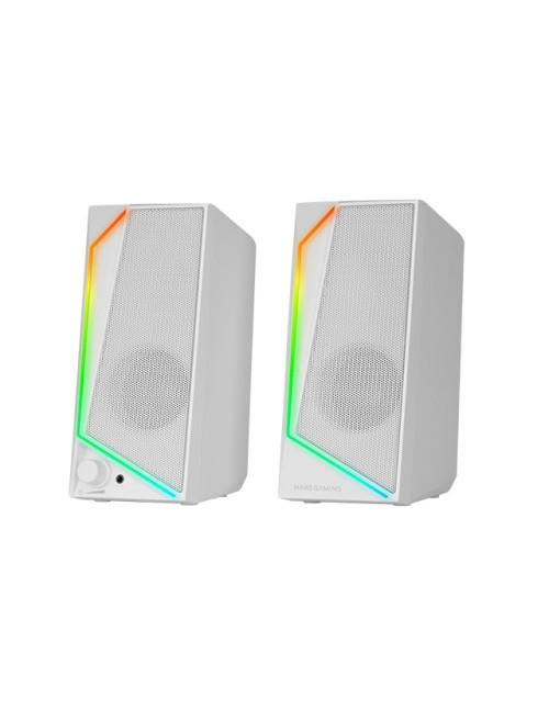Altavoces mars gaming 2.0 ms72w white