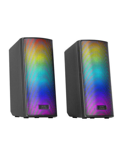 Altavoces mars gaming 2.0 msrgb2 negro