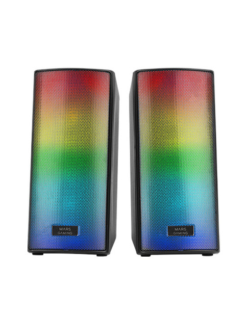 Altavoces mars gaming 2.0 msrgb2 negro