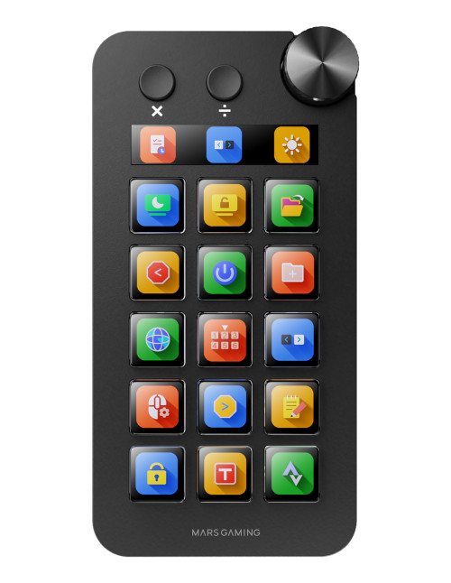 Control deck mars gaming msdneo negro