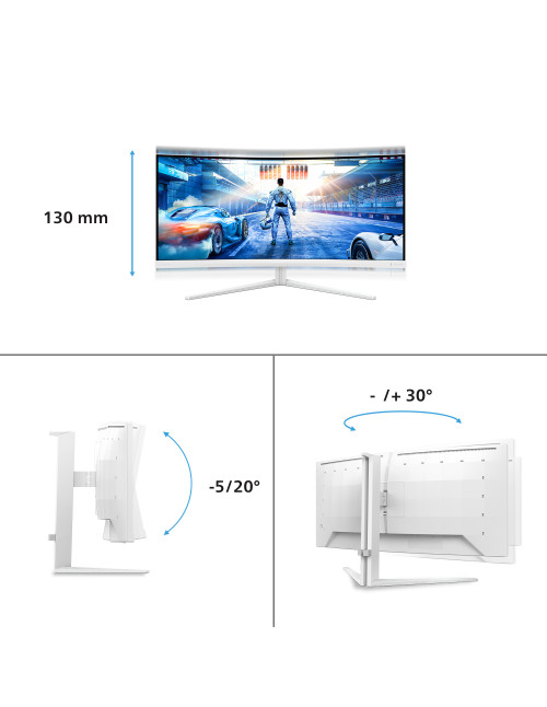 Monitor led gaming 34 pulgadas philips 34m2c5501a
