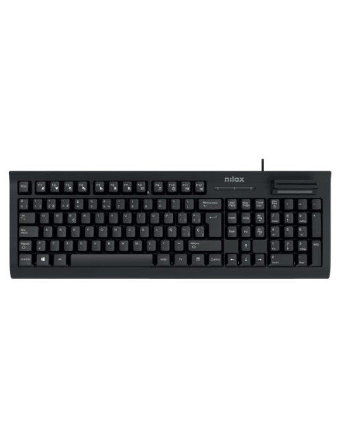 Teclado nilox nxkire0001 con lector dni