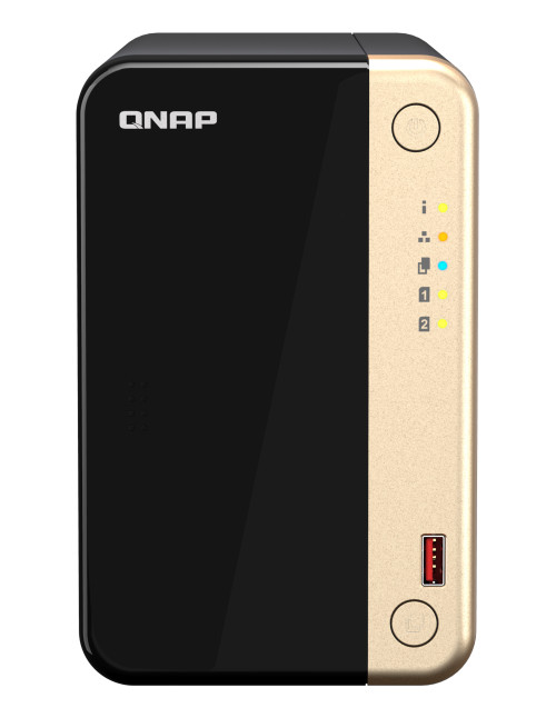 Servidor nas qnap ts - 264 - 8g 8gb gigabit