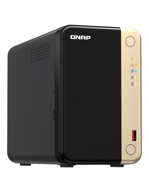 Servidor nas qnap ts - 264 - 8g 8gb gigabit