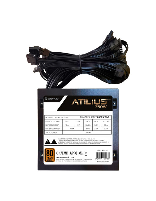 Fuente alimentacion unykach atilus 2.0 gaming