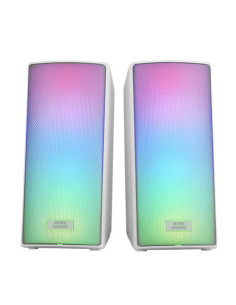Altavoces mars gaming 2.0 msrgb2 blanco