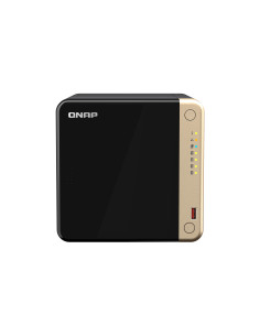 Servidor nas qnap ts - 464 - 8g 4xhdd - bay 2x2.5gbe