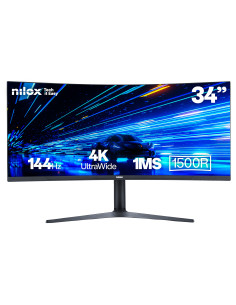 Monitor curvo gaming nilox nxm344kd11 34 pulgadas
