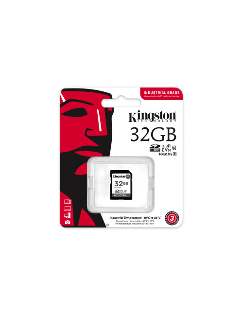 Tarjeta memoria sdhc 32gb kingston industrial
