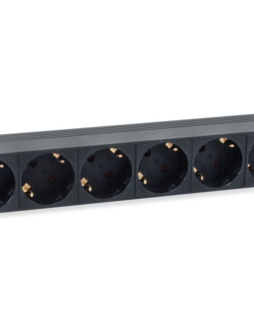 Regleta equip rack 19 pulgadas 1u 8