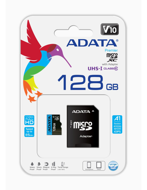 Tarjeta memoria micro sd adata 128gb