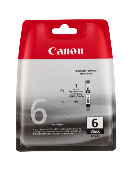 Cartucho tinta canon bci 6b negro