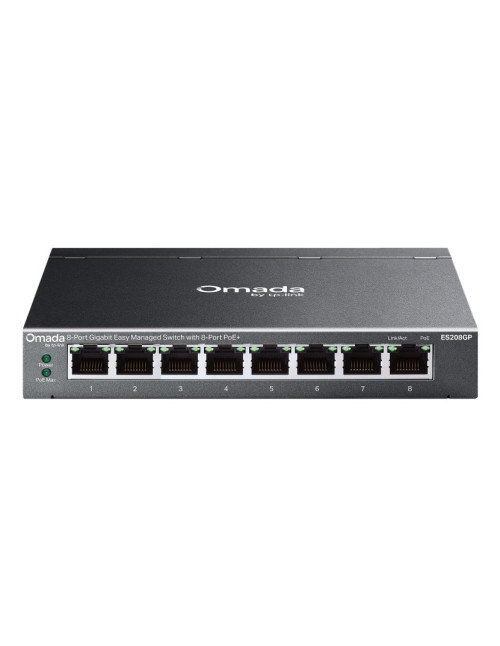 Switch tp - link omada es208gp 8 puertos