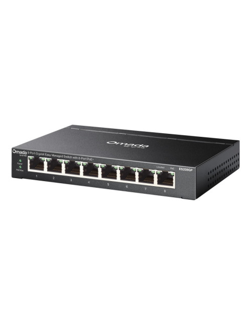 Switch tp - link omada es208gp 8 puertos
