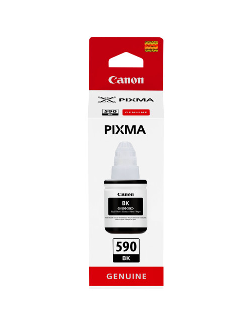 Botella tinta canon gi - 590bk negro 135ml