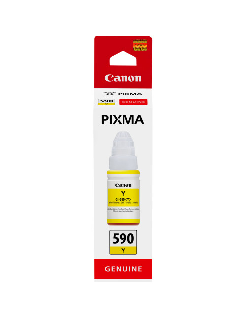 Botella tinta canon gi - 590y amarillo 70ml