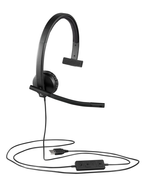 Auriculares logitech h570e con microfono headset