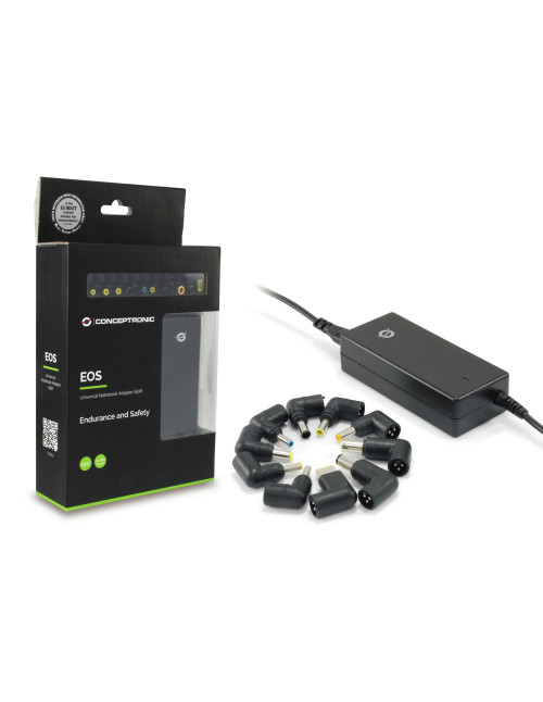 Cargador universal portatil conceptronic 65w automatico