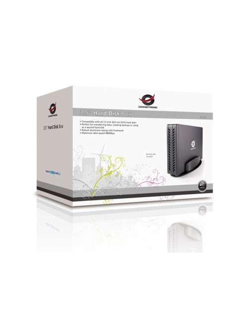 Caja externa conceptronic hdd 3.5 pulgadas disco