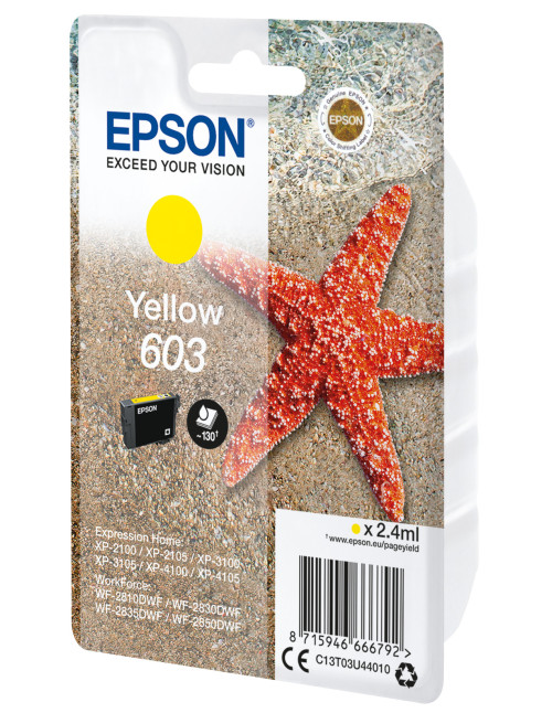 Cartucho tinta epson c13t03u44010 singlepack amarillo