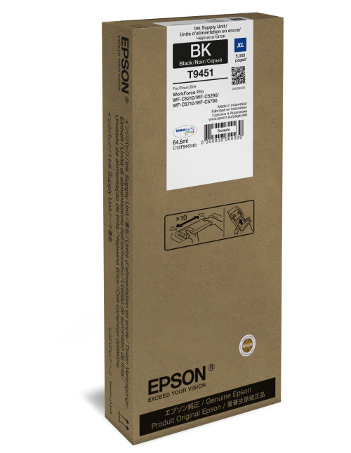 Cartucho tinta epson c13t945140 negro 5000