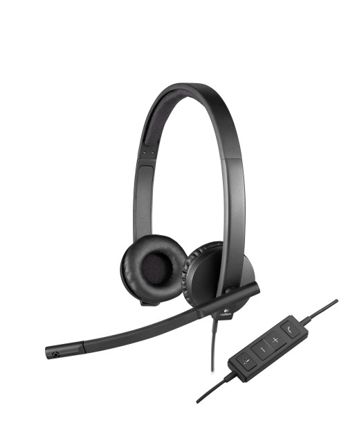 Auriculares logitech h570e con microfono stereo