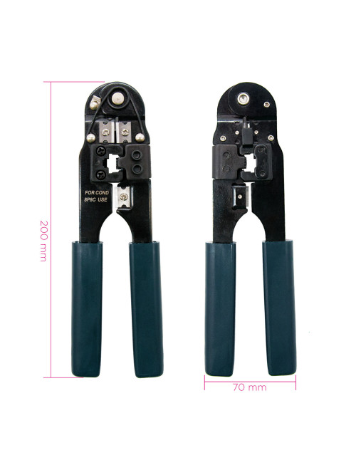Nanocable tenaza crimpadora conectores rj45