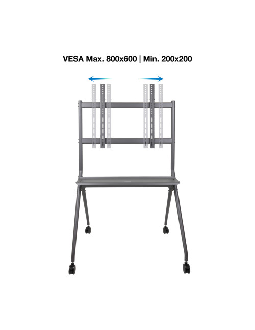 Soporte suelo con ruedas tooq fs20205m - b