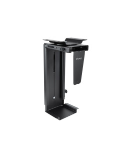 Soporte cpu tooq escritorio pared negro