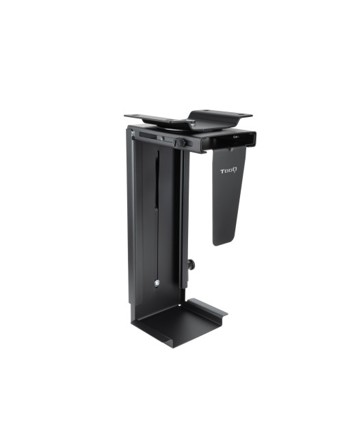 Soporte cpu tooq escritorio pared negro