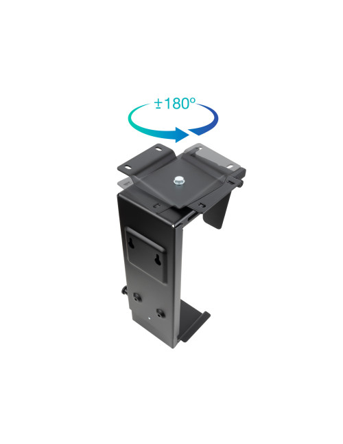 Soporte cpu tooq escritorio pared negro