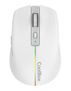 Mouse raton coolbox gaming w01 blanco
