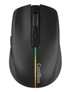 Mouse raton coolbox gaming w01 negro