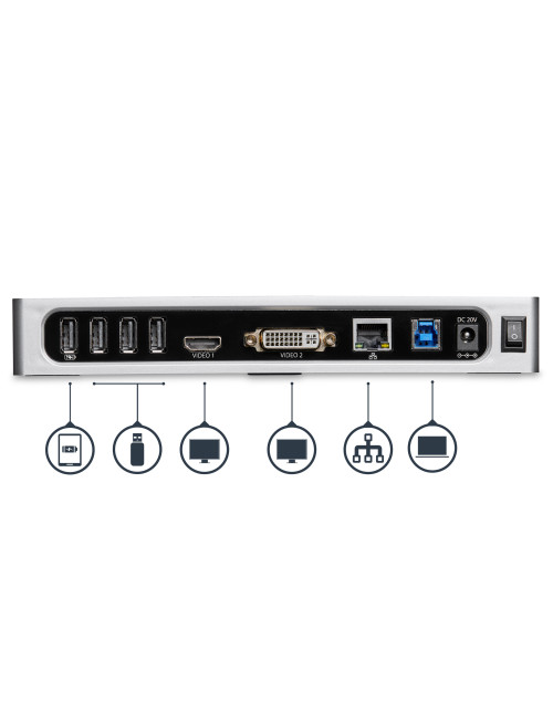 Docking station startech 10 en 1