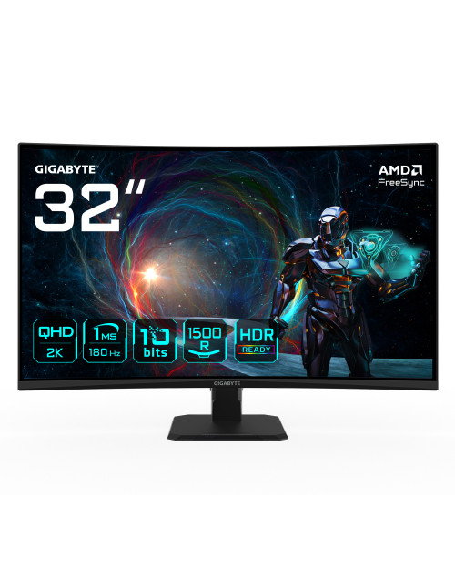 Monitor curvo gaming gigabyte gs32qca 31.5 pulgadas