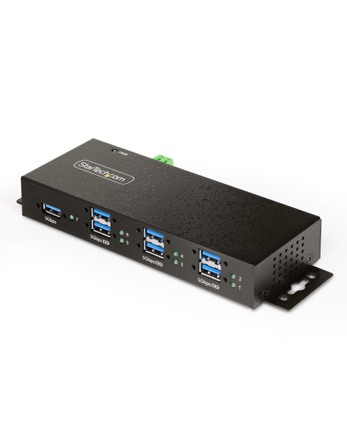Hub usb startech 5g7aindrm - usb - a - hub 7 puertos