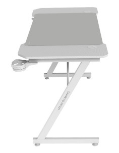 Mesa mars gaming ergo 120x60cm white