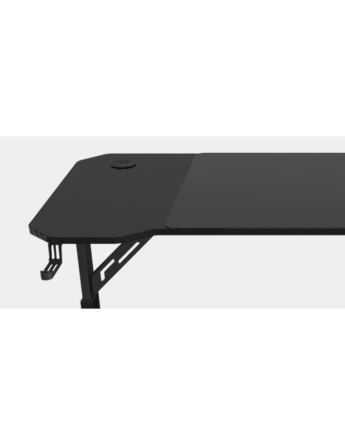 Mesa mars gaming ergo 140x60cm black
