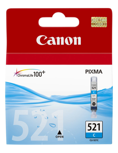 Cartucho tinta canon cli 521c cian