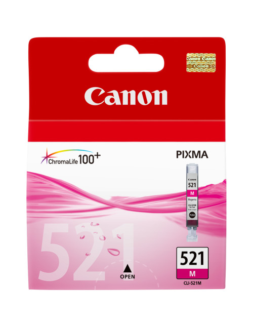 Cartucho tinta canon cli 521m magenta